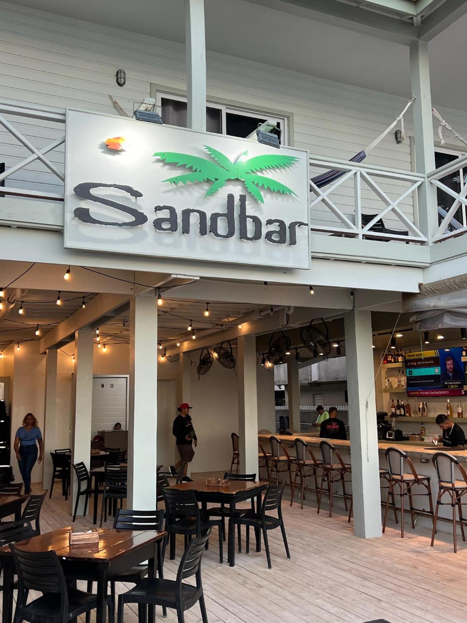 Sandbar Beachfront Hostel & Restaurant San Pedro  Eksteriør billede